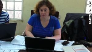 Lt. Rebecca Levine tracks the spread of the Ebola virus
