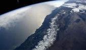 CORDILLERA DE LOS ANDES. Vista desde el Espacio (Foto de Twitter de @astro_reid).