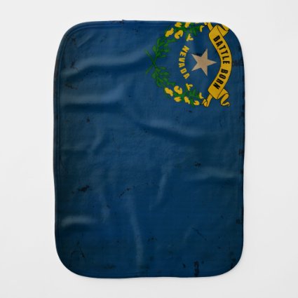 Nevada State Flag VINTAGE.png Baby Burp Cloth