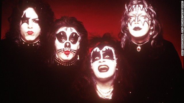 For 40 years, KISS has been enthralling fans with its hard-rock sound, over-the-top look and pyrotechnic shows. Although Gene Simmons has claimed <a href='http://ift.tt/Ygnd4O' target='_blank'>in Esquire magazine</a> that "rock is finally dead," KISS is one of the genre's most enduring bands. Here's a look back at the group over the years. Left to right, Paul Stanley, Peter Criss, Gene Simmons and Ace Frehley pose for KISS' first album in 1974.