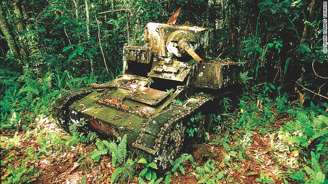 The Solomon Islands feature remnants of some of World War II's most brutal South Pacific battles. 