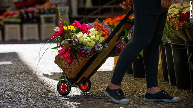 They can also be used as hand trolleys to carry bulky items. Or flowers.