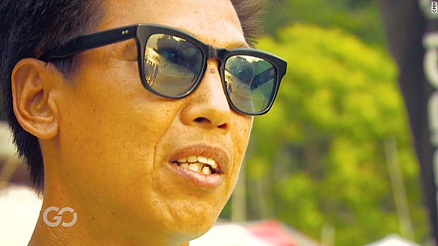 Almost 40 years old, surfing pioneer Tandjung owns multiple surf shops and is president of Hurley Indonesia/Bali. 