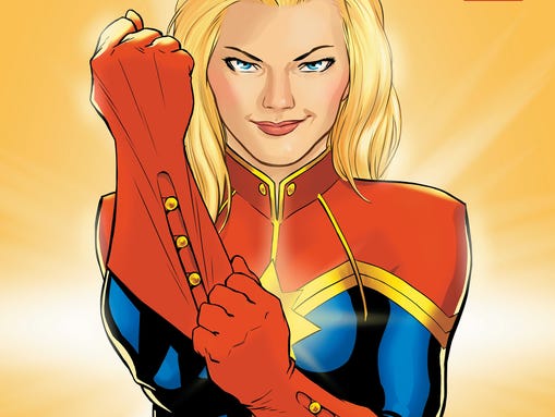 The heroine from the "Captain Marvel" comic is getting