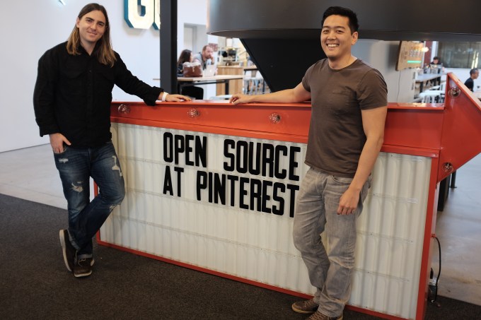 Dannie Chu and Pawel Garbacki, part of Pinterest's open source committee.