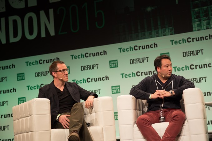 Fred Destin (Accel Partners) and William Shu (Deliveroo)  (1 of 4)