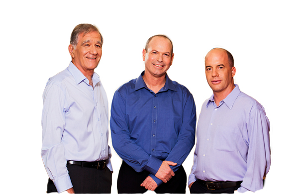 The Israel Secondary Fund (ISF) team. From left to right: Shmuel Shilo, Founding Partner; Dror Glass, Founding Managing Partner; Nir Linchevski, Managing Partner 