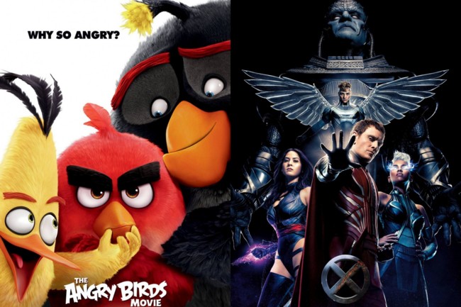 Angry Birds y X-Men: Apocalipsis
