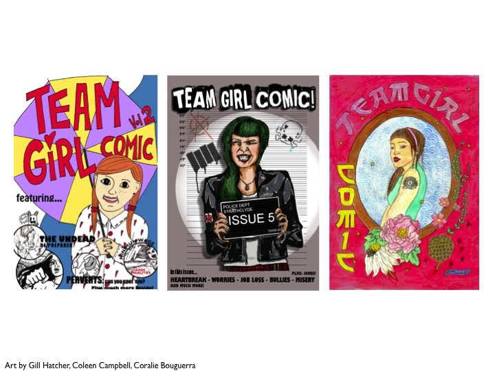 Team Girl Comic - Covers