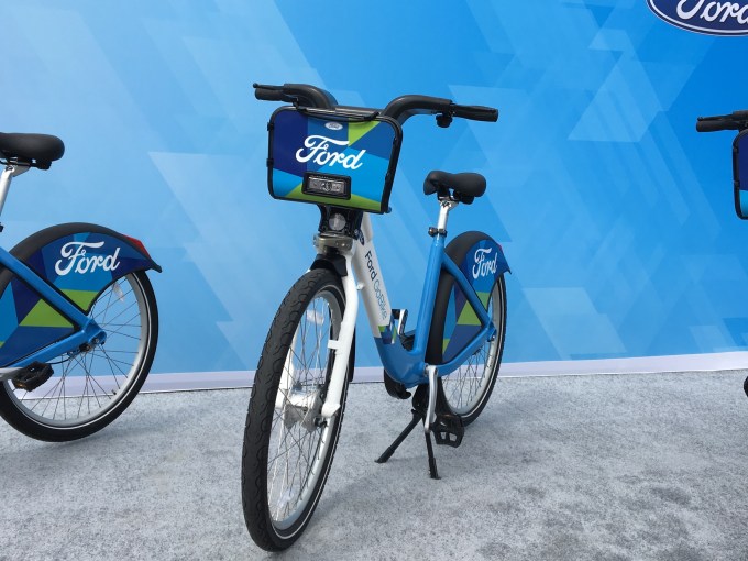 Ford invested in transportation systems in the San Francisco Bay Area, including bike sharing.