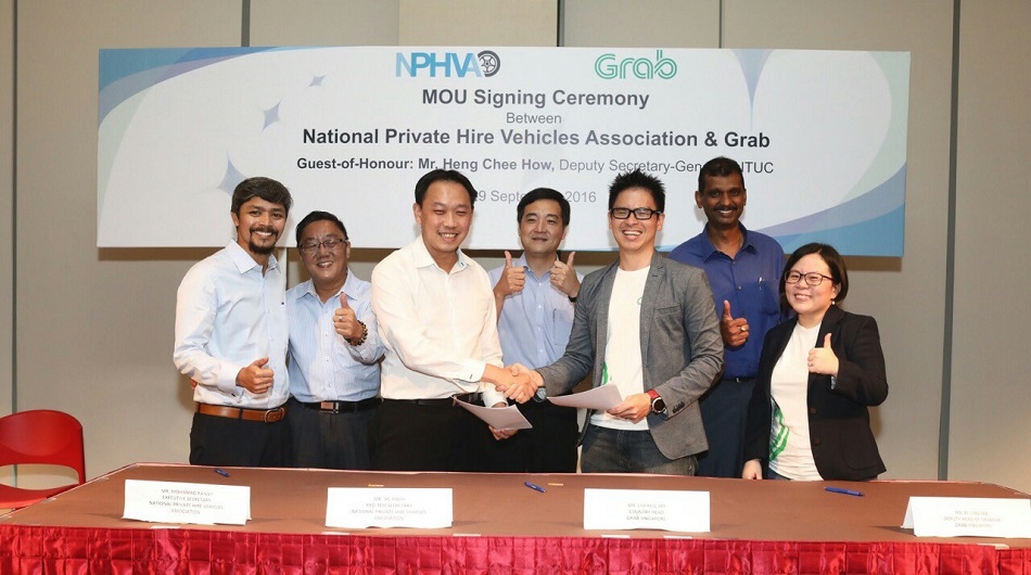 Grab - NPHVA partnership signing