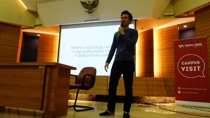 Benny Fajarai at a Tech in Asia Campus event in Indonesia. Photo credit: TIA Indonesia.