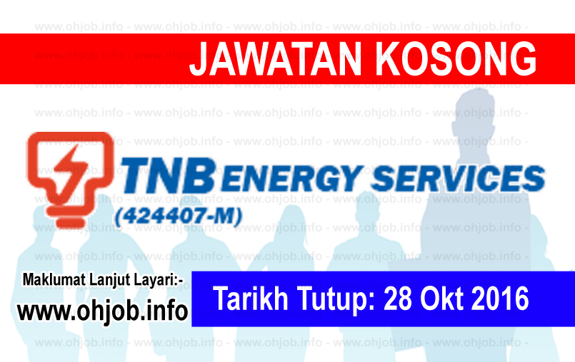 Jawatan Kerja Kosong TNB Energy Services (TNBES) logo www.ohjob.info oktober 2016