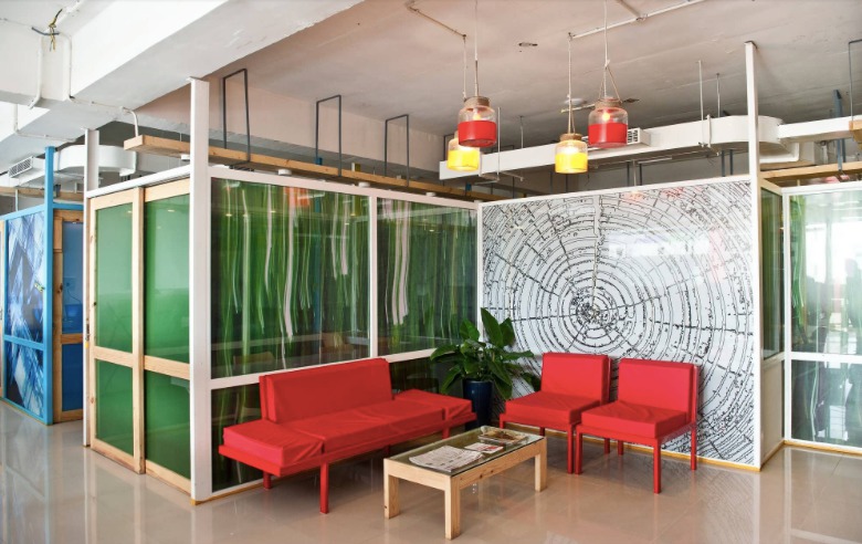 BHIVE's work space for startups. 