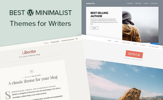 Best minimalist WordPress themes for writers