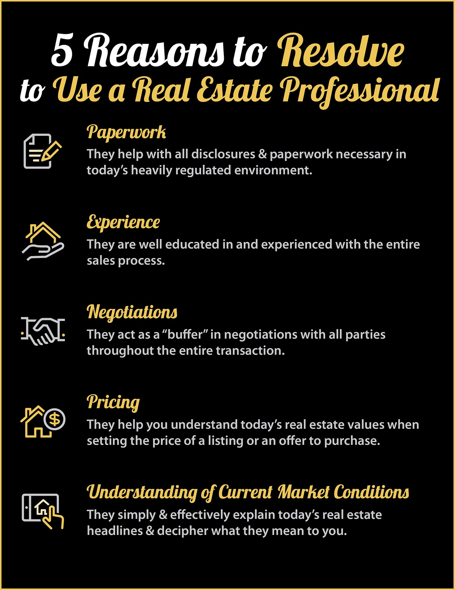 5 Reasons to Resolve to Hire a Real Estate Professional [INFOGRAPHIC] | Simplifying The Market