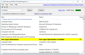 Group Policy Health Reporter 1.9