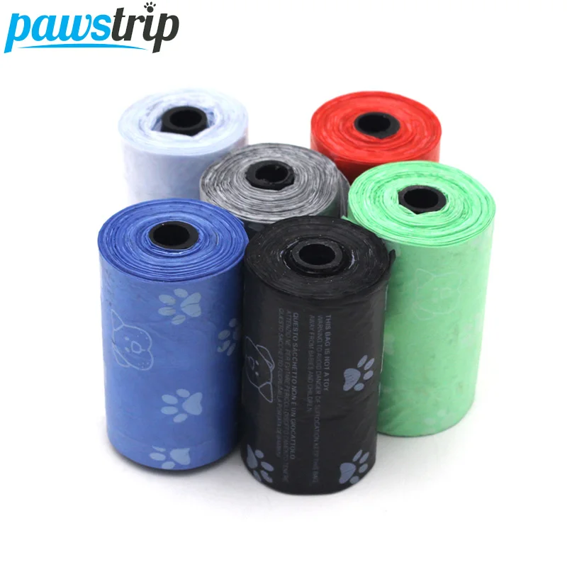 10roll =200pcs Pet Carrier Dog Waste Bag Portable Outdoor Pick Up Clean ...