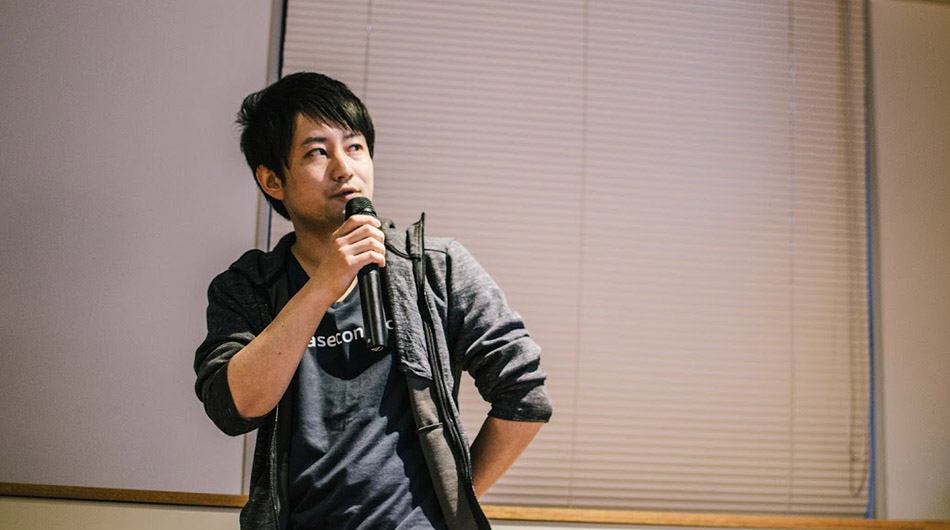 Baseconnect CEO Yuki Kunishige. 