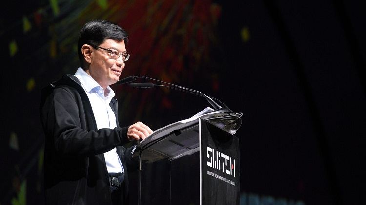Singapore Minister of Finance Heng Swee Keat opens Switch 2017